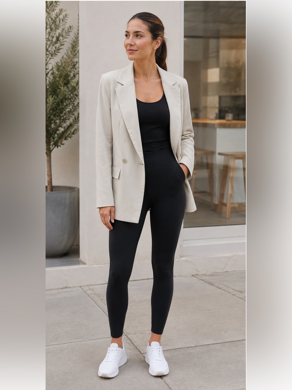 Carbon 38 blazer small neoprene casual/ relaxed